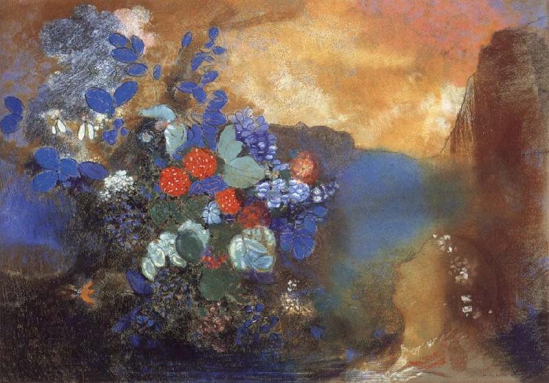 Odilon Redon Ophelia Among the Flowers oil painting picture